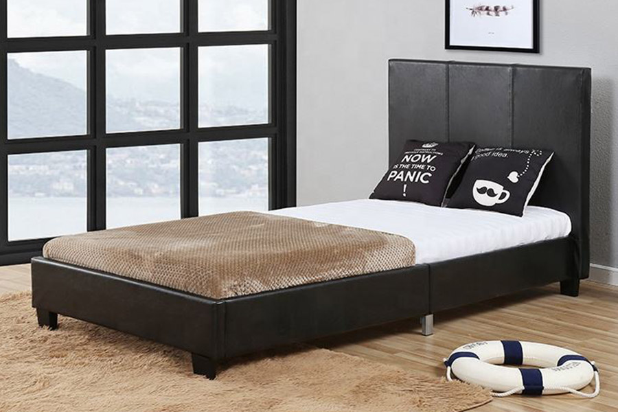 1381 モダンな木製シングルベッド子供用ベッド